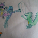 Illustration for article titled Artist Turns Childs Sketch Into iHearthstone/i Cardem/em
